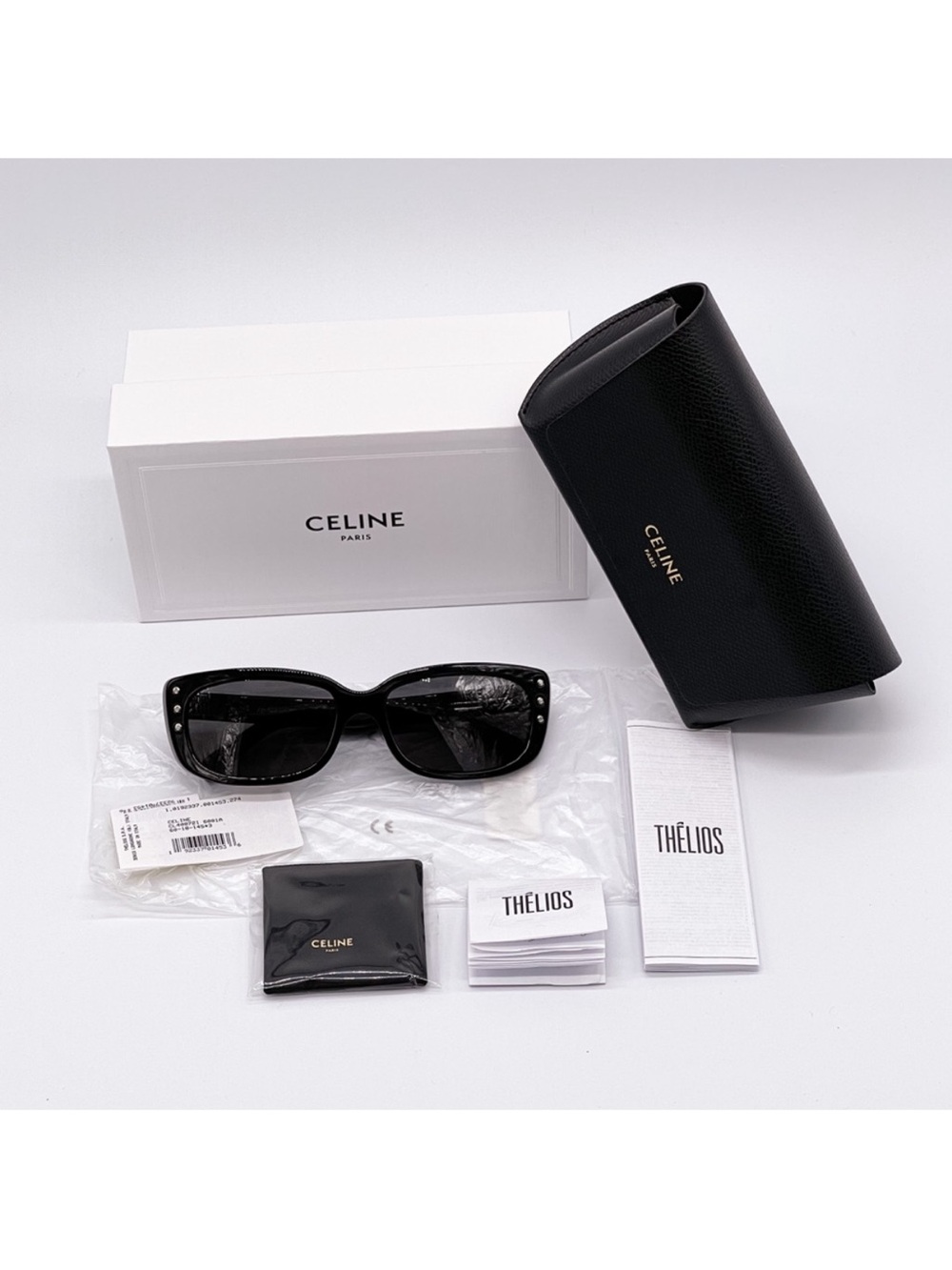 NEW CELINE Paris CL40072I 01A Sunglasses CL 40072I $500